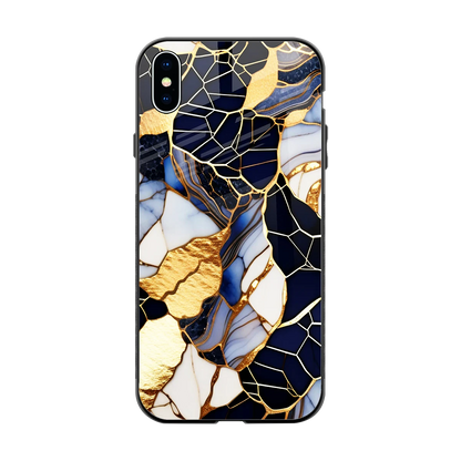 Sapphire Glow back phone cover | glass case for iphone xs max