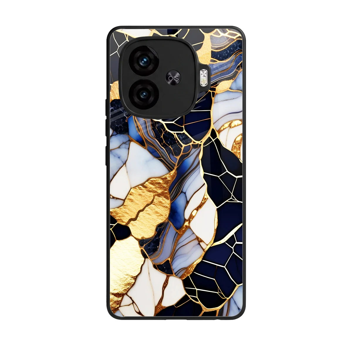 Sapphire Glow back phone cover | glass case for iqoo neo 10r 5g