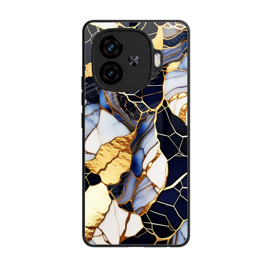 Sapphire Glow back phone cover | glass case for iqoo neo 10r 5g
