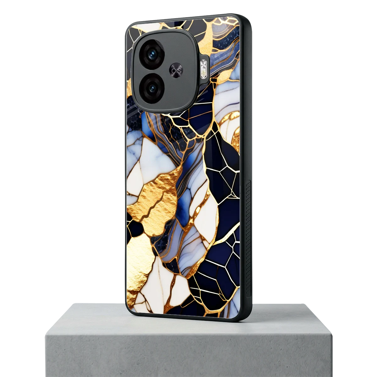 Sapphire Glow iqoo neo 10r 5g mobile cover | shockproof glass phone case