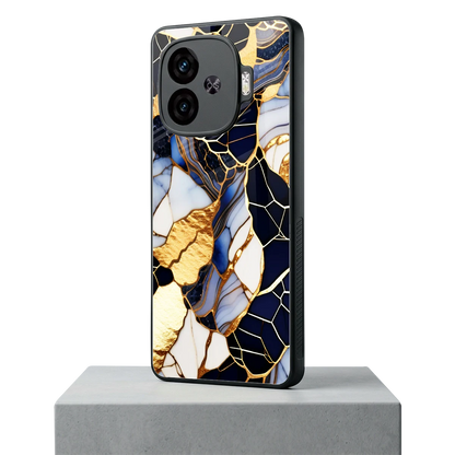 Sapphire Glow iqoo neo 10r 5g mobile cover | shockproof glass phone case