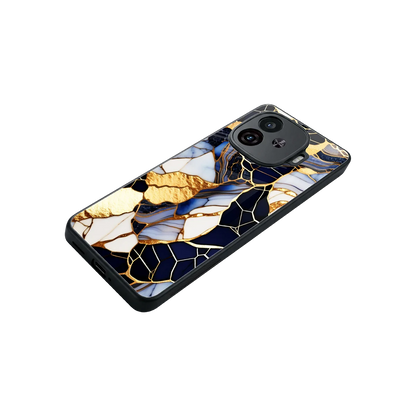 Sapphire Glow stylish phone case for iqoo neo 10r 5g | glossy glass and slim fit
