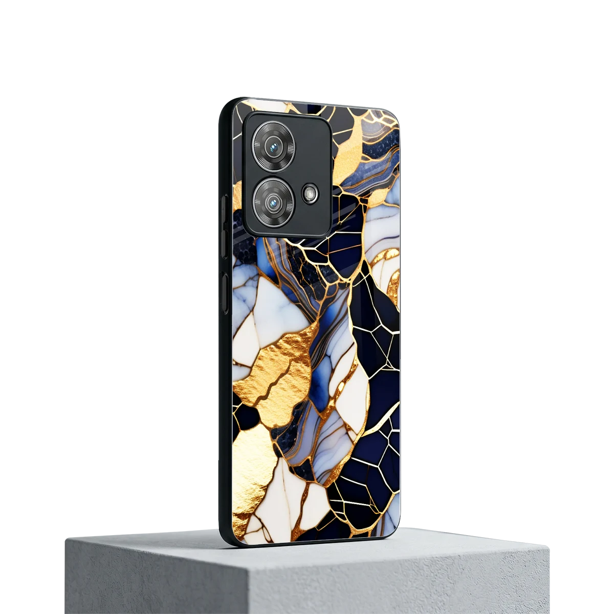 Sapphire Glow motorola edge 40 neo 5g mobile cover | shockproof glass phone case