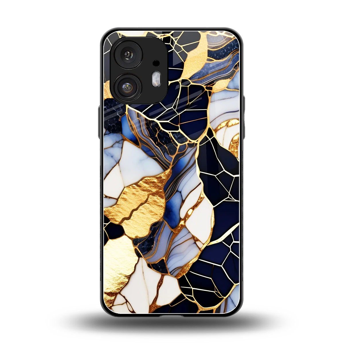 Sapphire Glow back phone cover | glass case for nothing phone 2