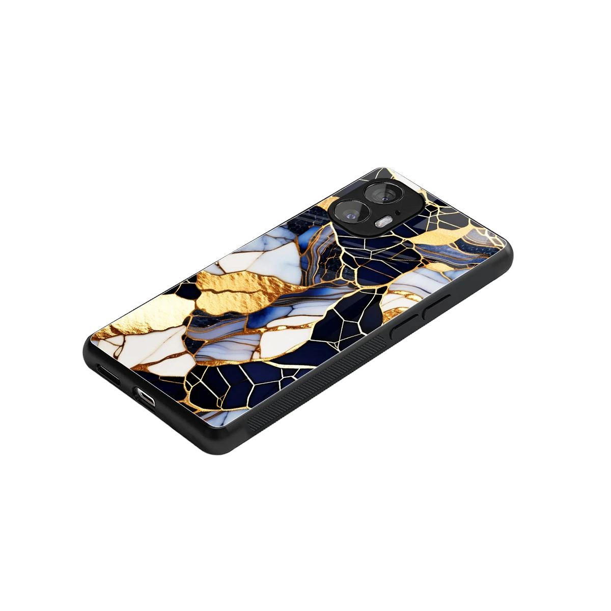 Sapphire Glow stylish phone case for nothing phone 2 | glossy glass and slim fit
