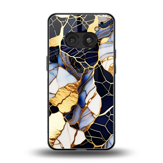 Sapphire Glow back phone cover | glass case for nothing phone 2a