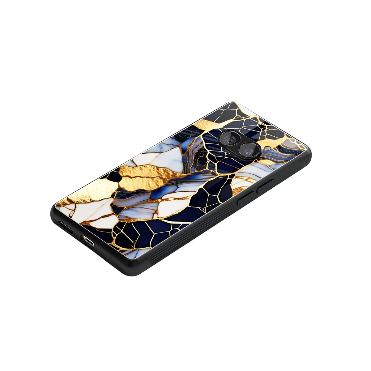 Sapphire Glow stylish phone case for nothing phone 2a plus | glossy glass and slim fit