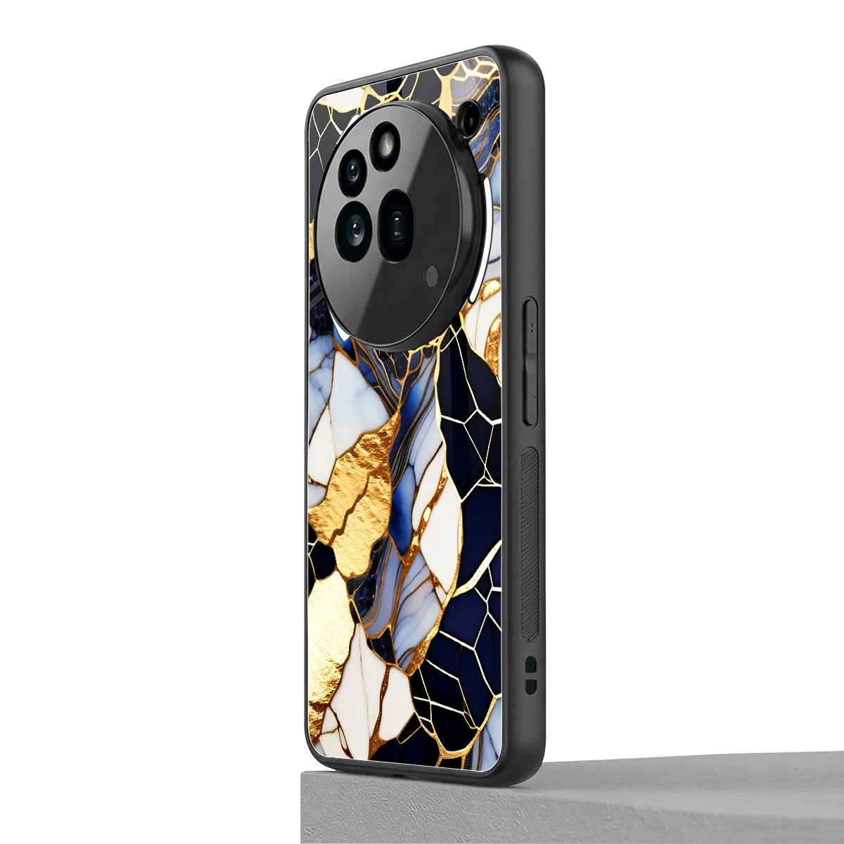 Sapphire Glow nothing phone 3a pro mobile cover | shockproof glass phone case