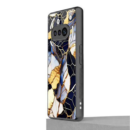 Sapphire Glow nothing phone 3a mobile cover | shockproof glass phone case