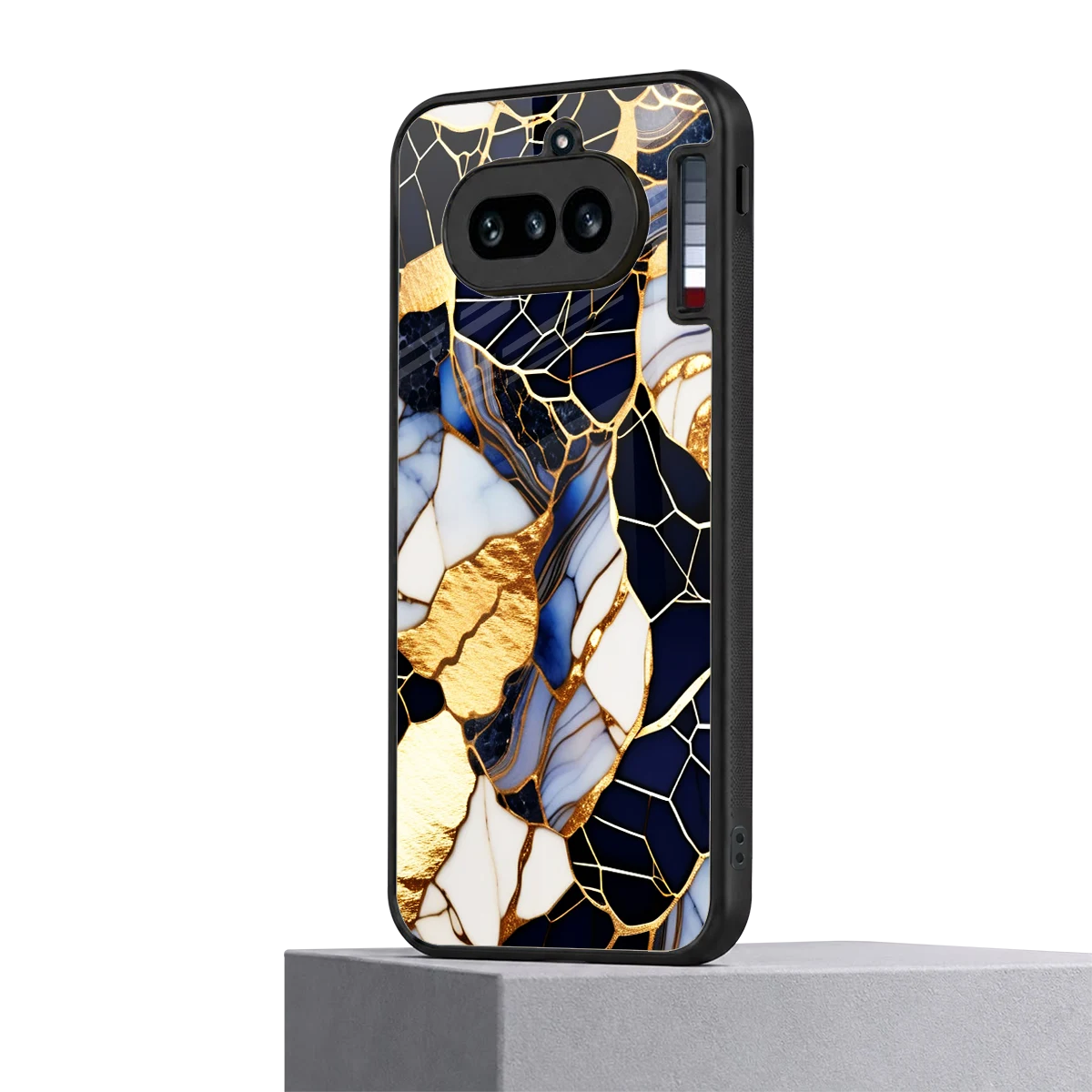 Sapphire Glow nothing phone 4a mobile cover | shockproof glass phone case