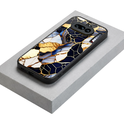 Sapphire Glow stylish phone case for nothing phone 4a | glossy glass and slim fit