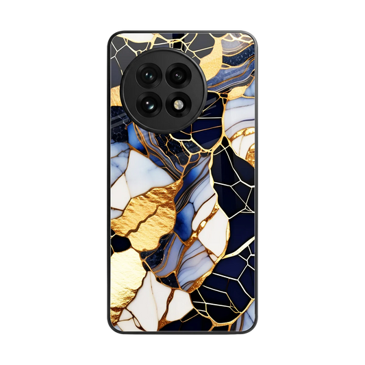 Sapphire Glow back phone cover | glass case for oneplus 13r