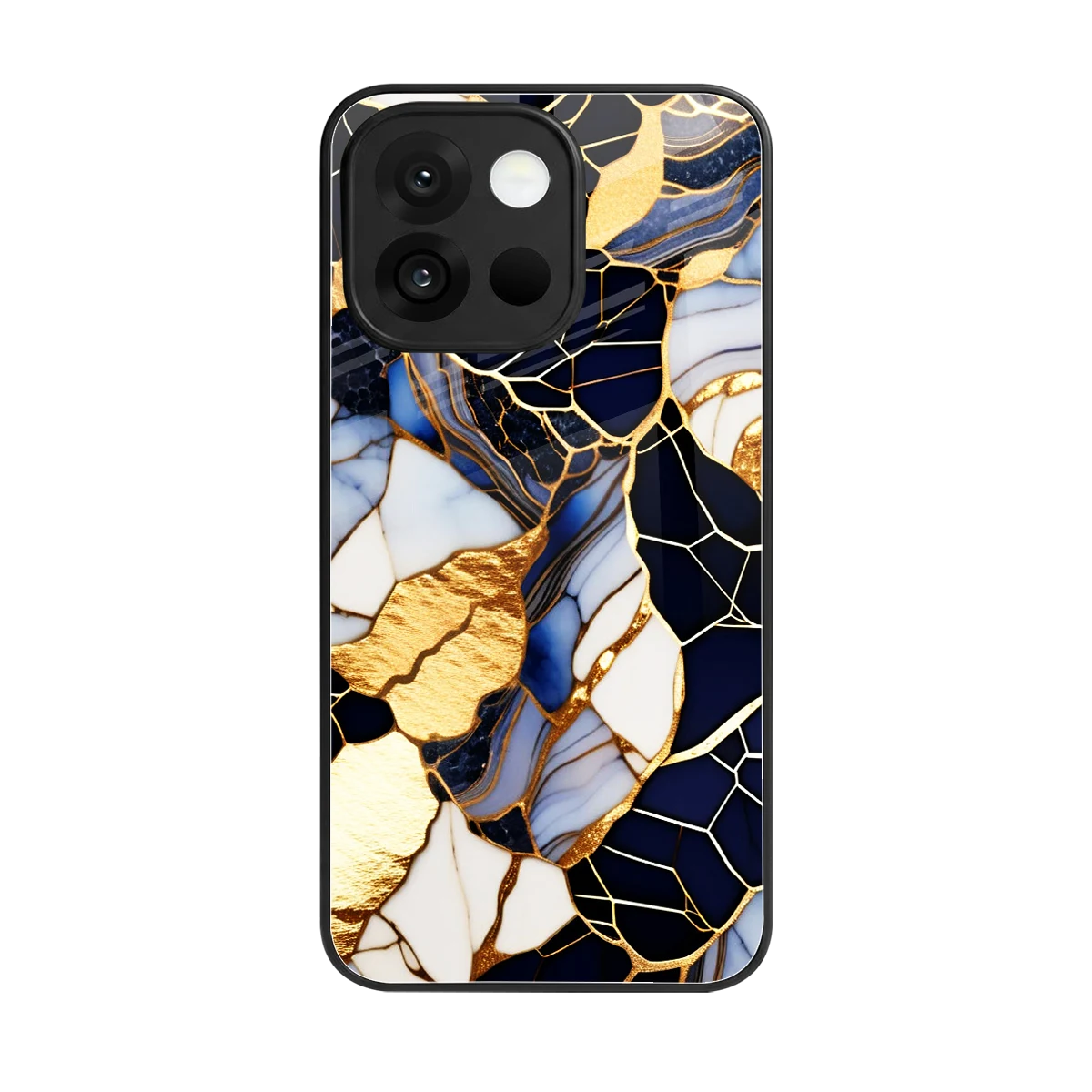 Sapphire Glow back phone cover | glass case for oneplus 13s