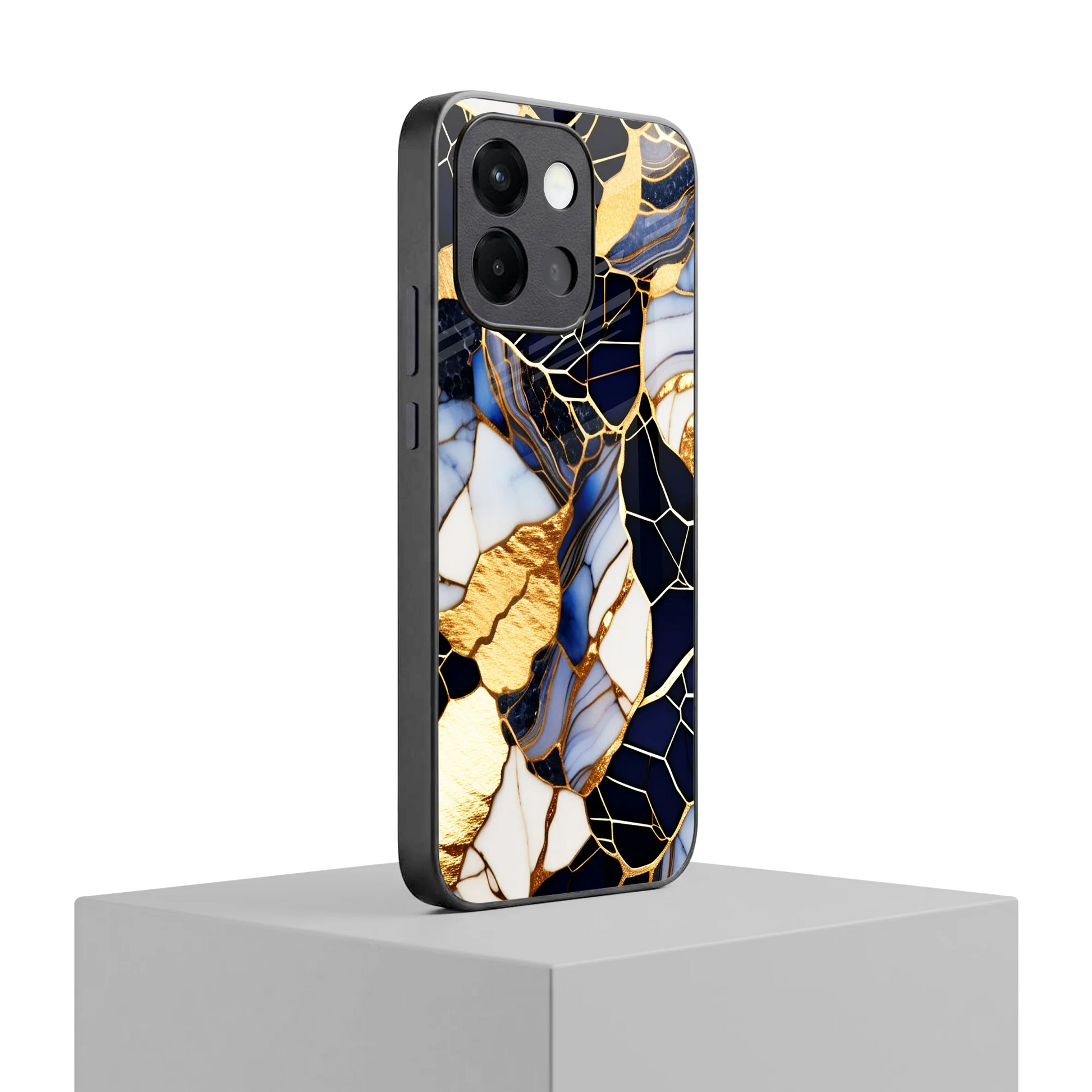 Sapphire Glow oneplus 13s mobile cover | shockproof glass phone case