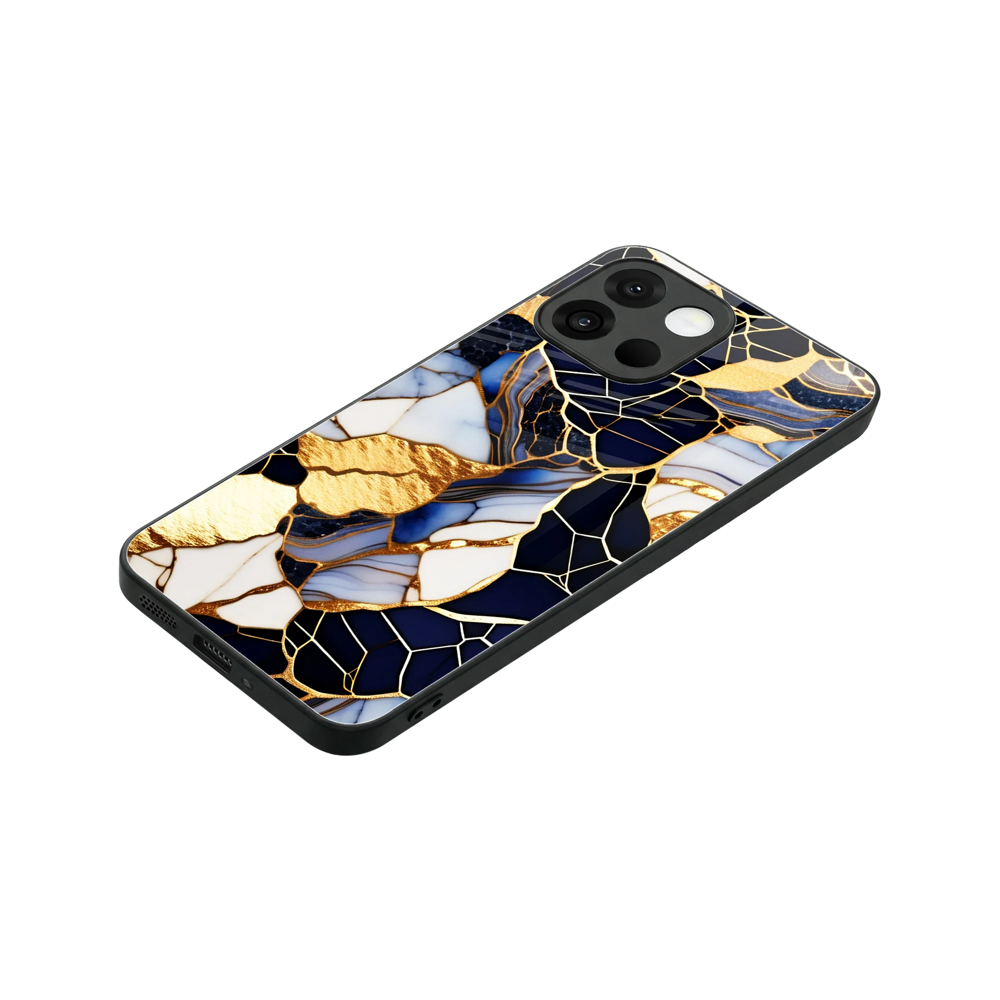 Sapphire Glow stylish phone case for oneplus 13s | glossy glass and slim fit