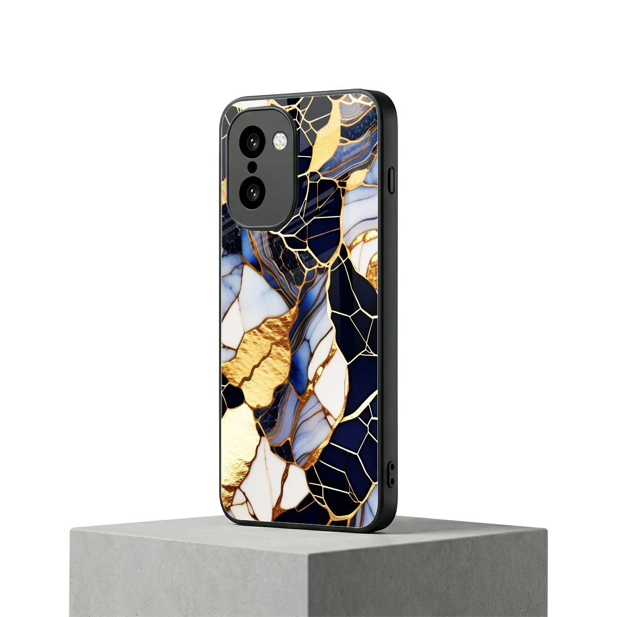 Sapphire Glow oneplus 15r mobile cover | shockproof glass phone case