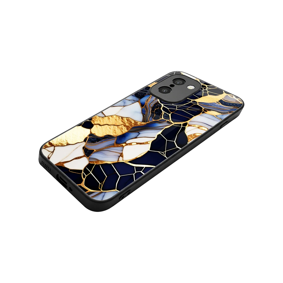 Sapphire Glow stylish phone case for oneplus 15r | glossy glass and slim fit