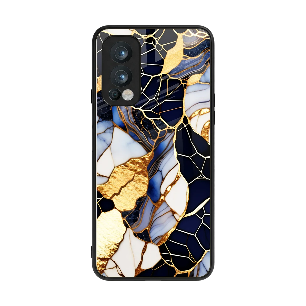 Sapphire Glow back phone cover | glass case for oneplus nord 2