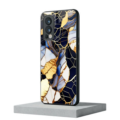 Sapphire Glow oneplus nord 2 mobile cover | shockproof glass phone case