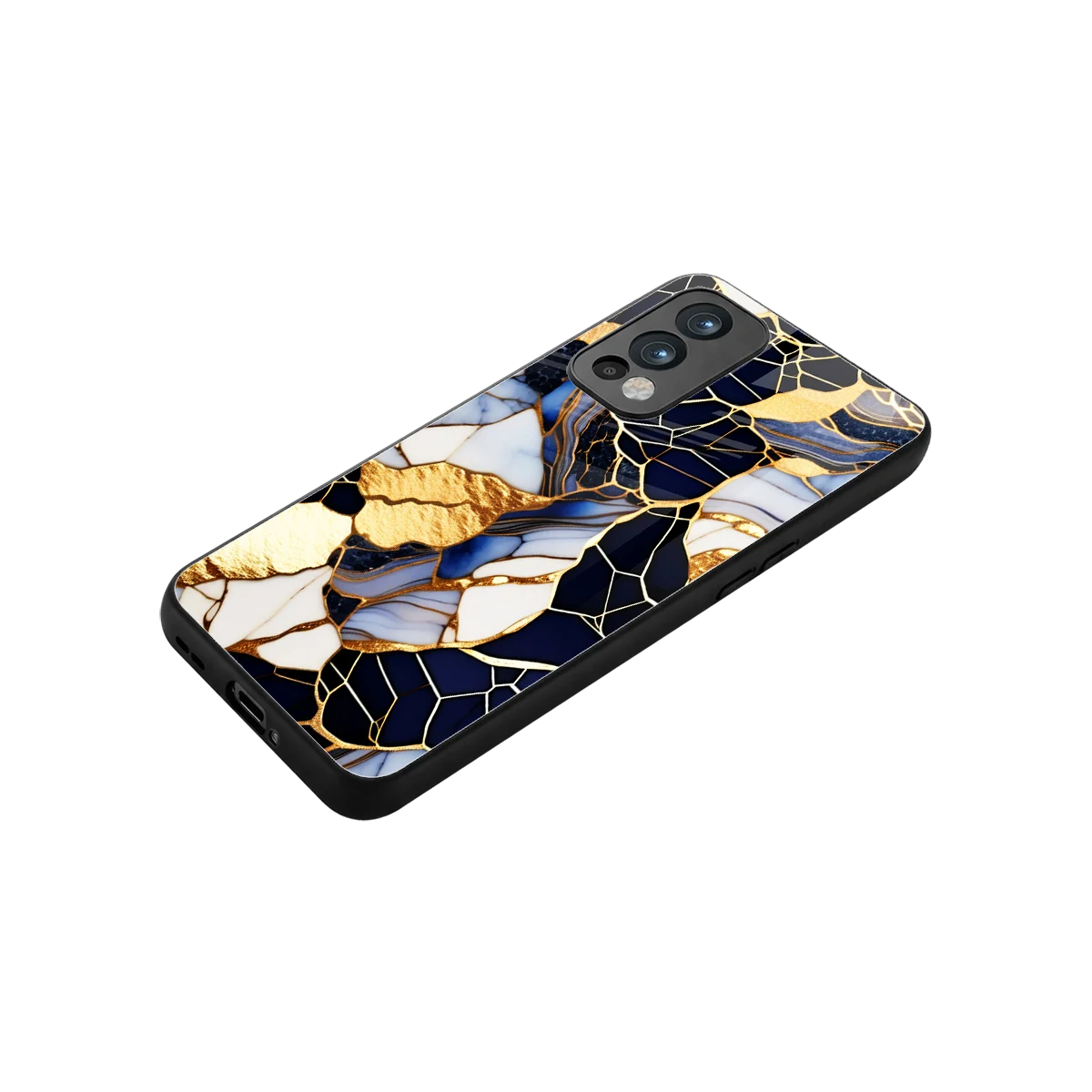 Sapphire Glow stylish phone case for oneplus nord 2 | glossy glass and slim fit