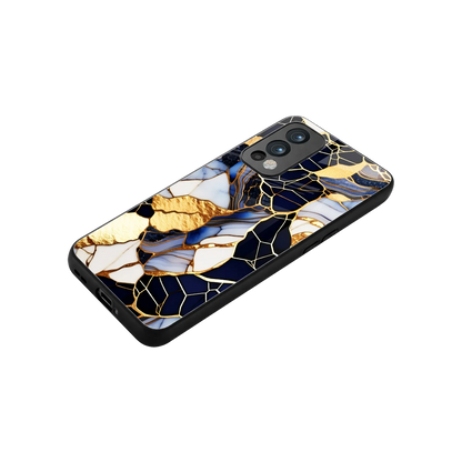 Sapphire Glow stylish phone case for oneplus nord 2 | glossy glass and slim fit