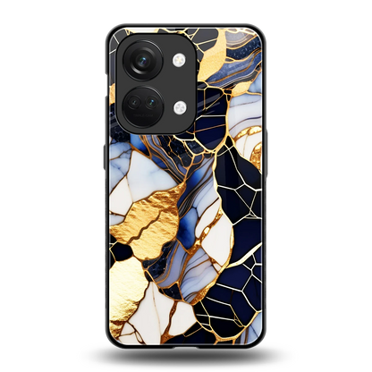 Sapphire Glow back phone cover | glass case for oneplus nord 3