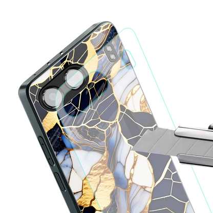 Sapphire Glow stylish phone case for oneplus nord 4 | glossy glass and slim fit