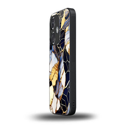 Sapphire Glow oneplus nord ce 3 mobile cover | shockproof glass phone case