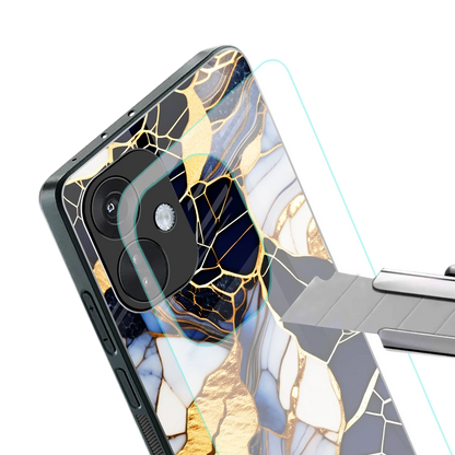 Sapphire Glow stylish phone case for oneplus nord ce 3 | glossy glass and slim fit