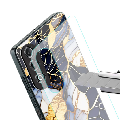 Sapphire Glow stylish phone case for oneplus nord ce 4 | glossy glass and slim fit