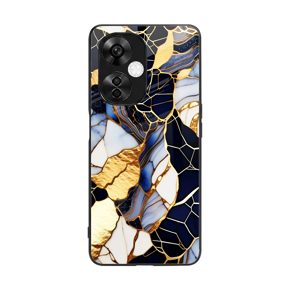Sapphire Glow back phone cover | glass case for oneplus nord ce 3 lite