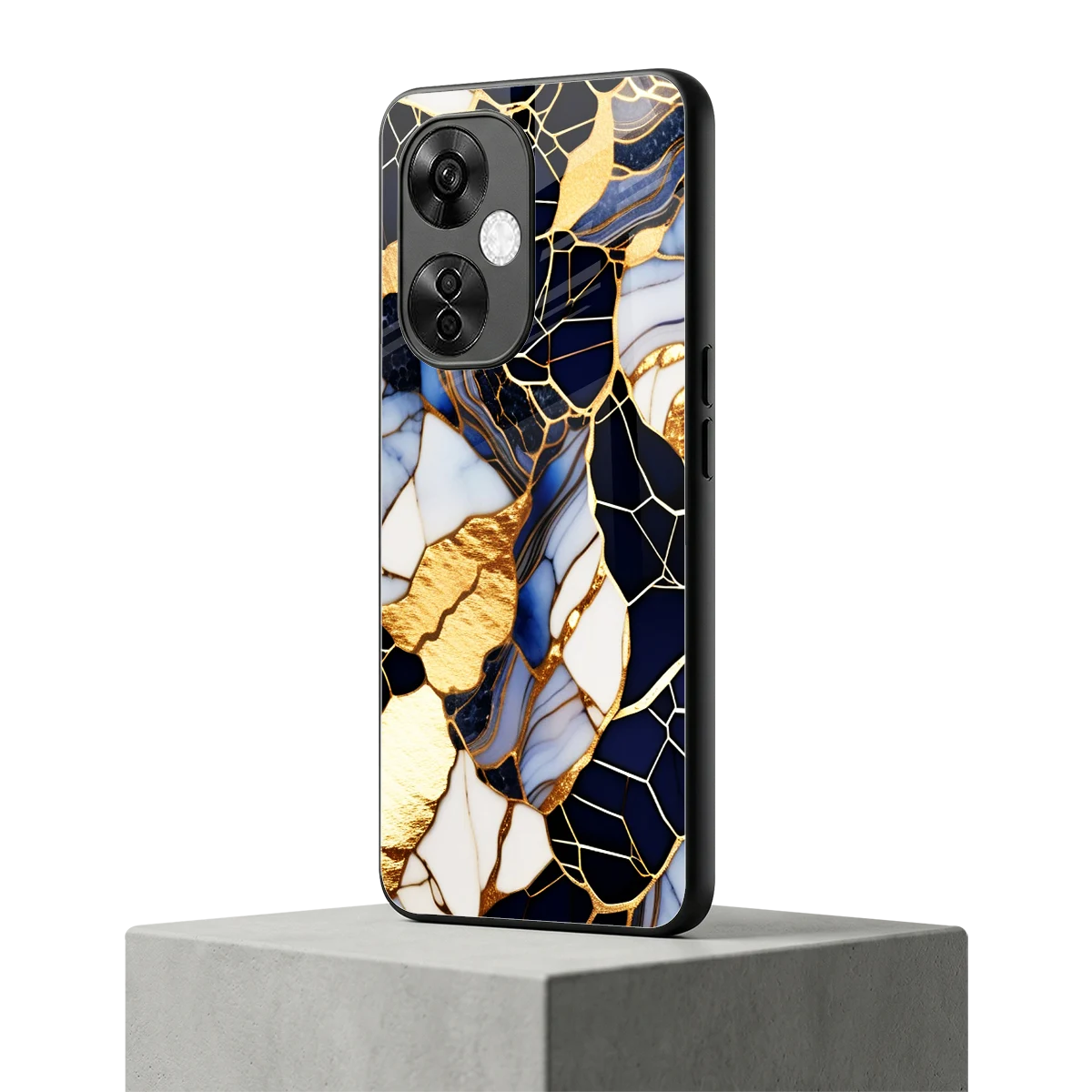Sapphire Glow oneplus nord ce 3 lite mobile cover | shockproof glass phone case