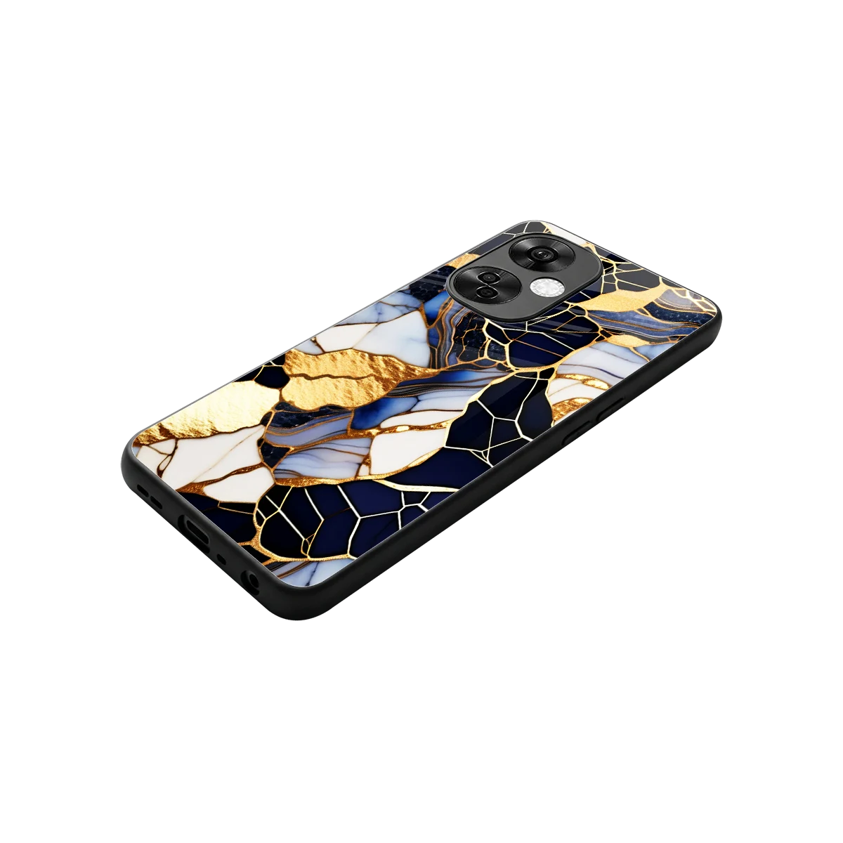 Sapphire Glow stylish phone case for oneplus nord ce 3 lite | glossy glass and slim fit