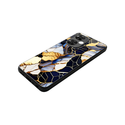 Sapphire Glow stylish phone case for oneplus nord ce 3 lite | glossy glass and slim fit