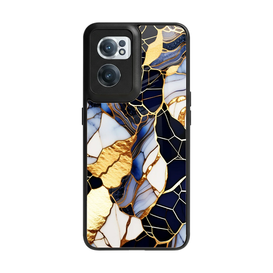 Sapphire Glow back phone cover | glass case for oneplus nord ce 2