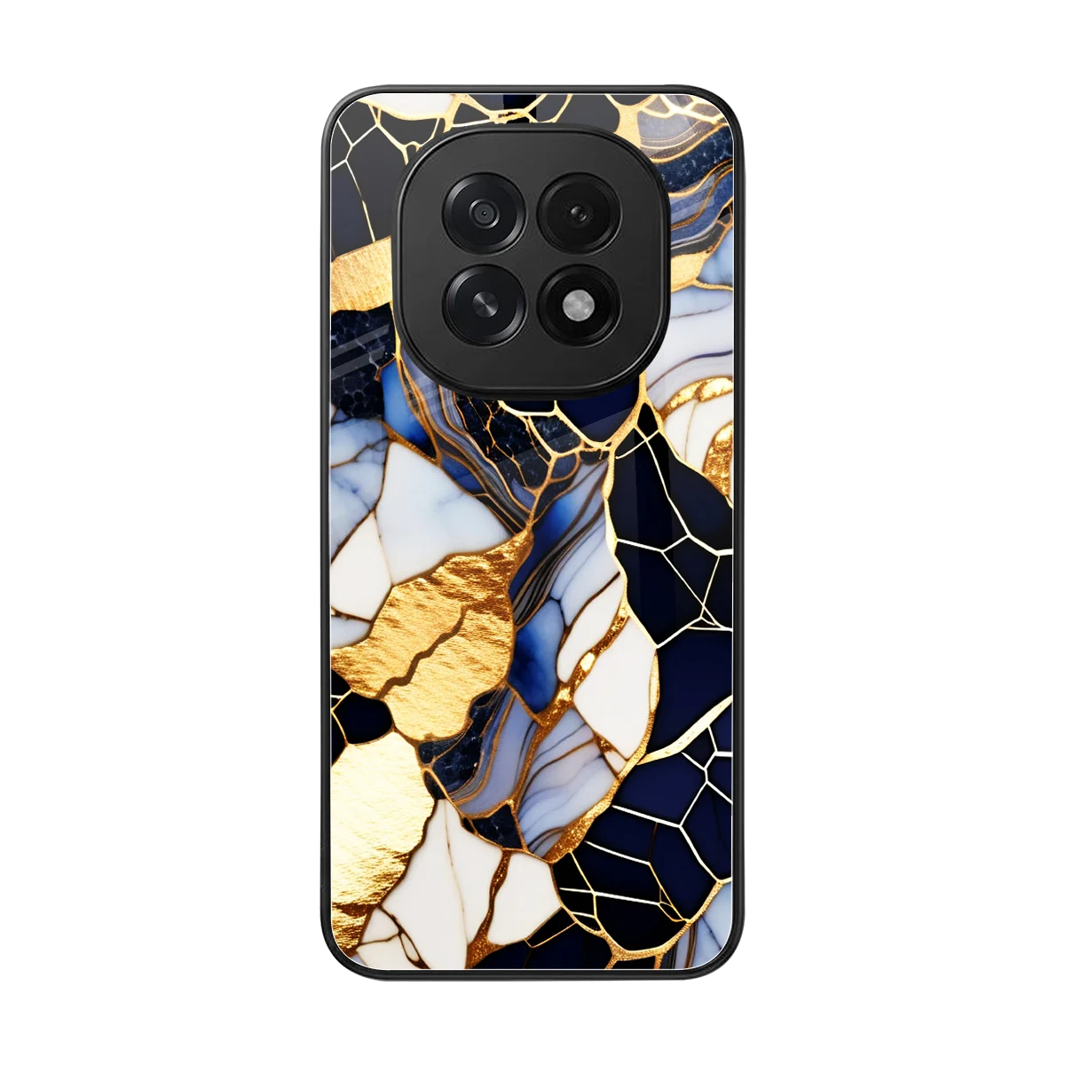 Sapphire Glow back phone cover | glass case for oppo f29 5g