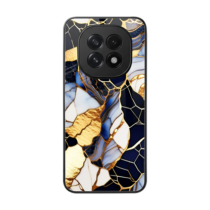 Sapphire Glow back phone cover | glass case for oppo f29 5g