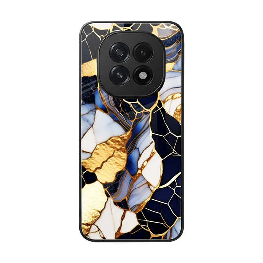 Sapphire Glow back phone cover | glass case for oppo f29 5g