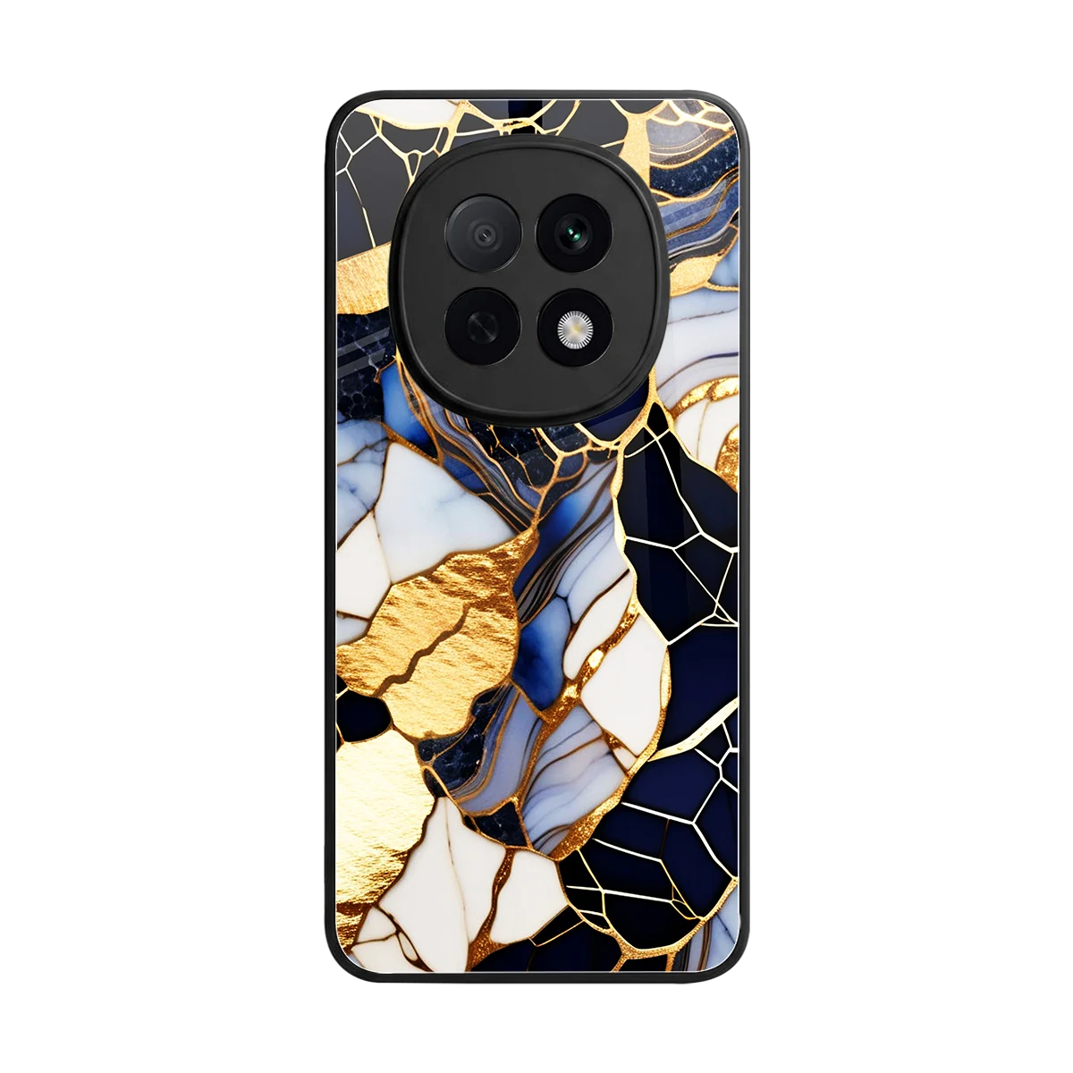 Sapphire Glow back phone cover | glass case for oppo f29 pro 5g