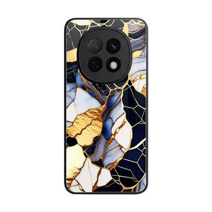 Sapphire Glow back phone cover | glass case for oppo f29 pro 5g