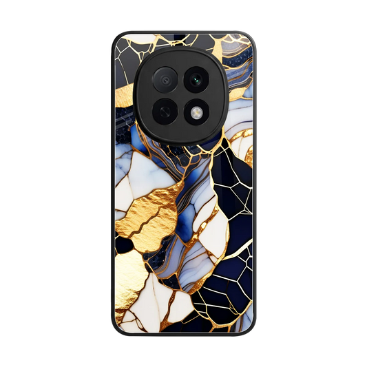 Sapphire Glow back phone cover | glass case for oppo f29 pro 5g
