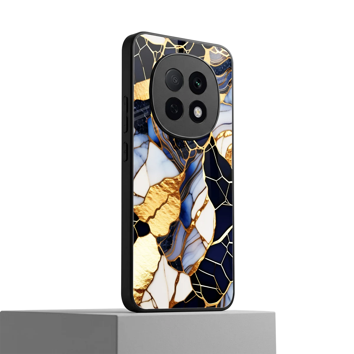Sapphire Glow oppo f29 pro 5g mobile cover | shockproof glass phone case