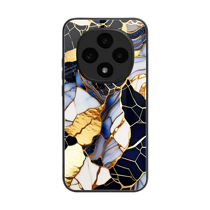 Sapphire Glow back phone cover | glass case for oppo f31 pro 5g