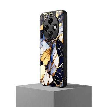Sapphire Glow oppo f31 pro 5g mobile cover | shockproof glass phone case