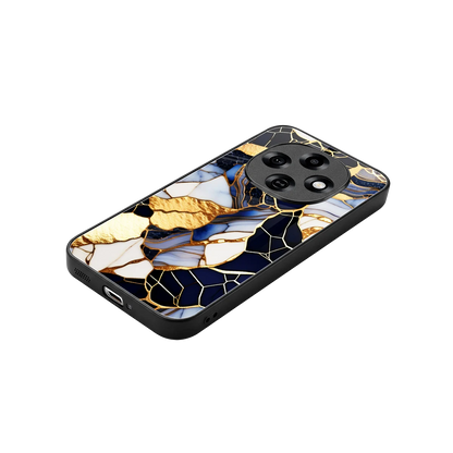 Sapphire Glow stylish phone case for oppo f31 pro 5g | glossy glass and slim fit