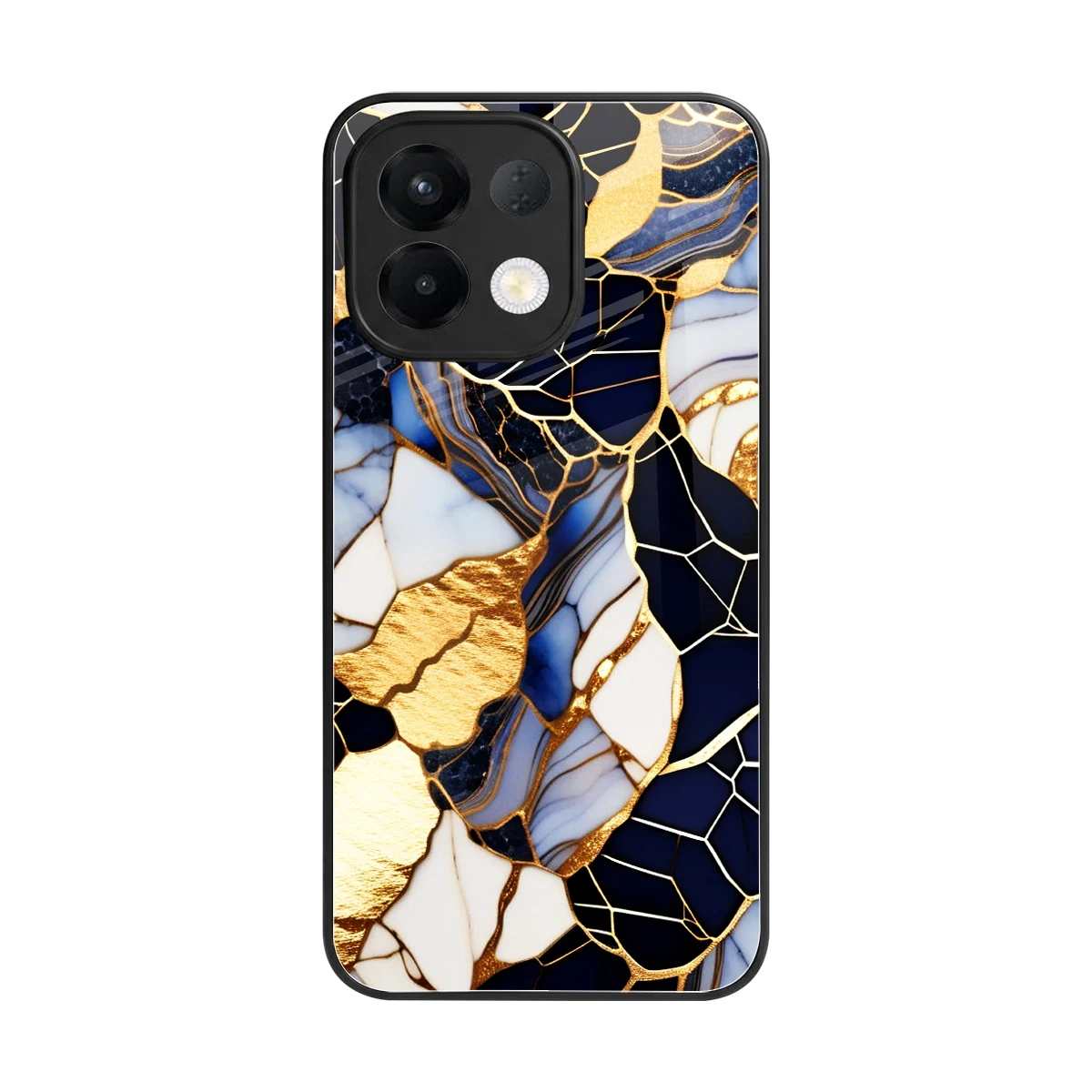 Sapphire Glow back phone cover | glass case for oppo k13 5g