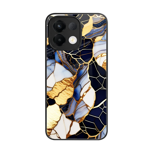 Sapphire Glow back phone cover | glass case for oppo k13 5g