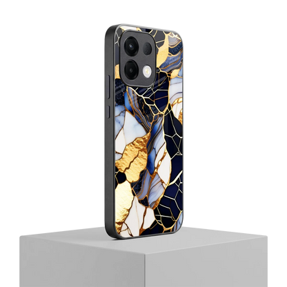 Sapphire Glow oppo k13 5g mobile cover | shockproof glass phone case