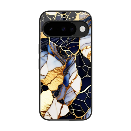 Sapphire Glow back phone cover | glass case for google pixel 10
