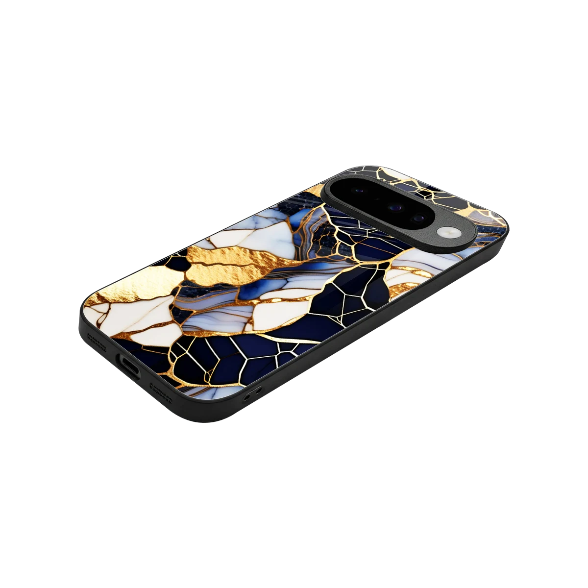 Sapphire Glow stylish phone case for google pixel 10 | glossy glass and slim fit